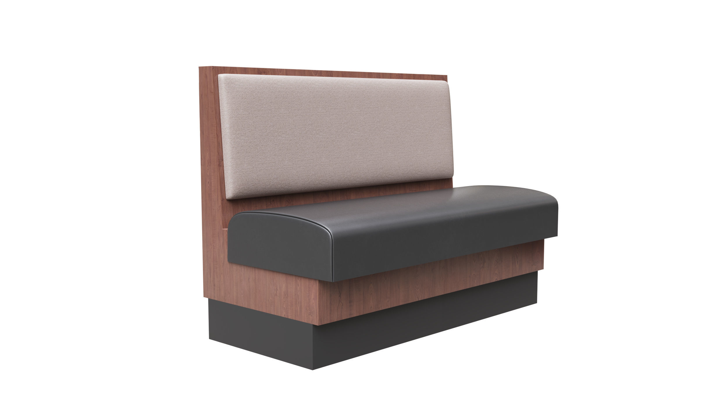 Restaurant Bench 3D model_1