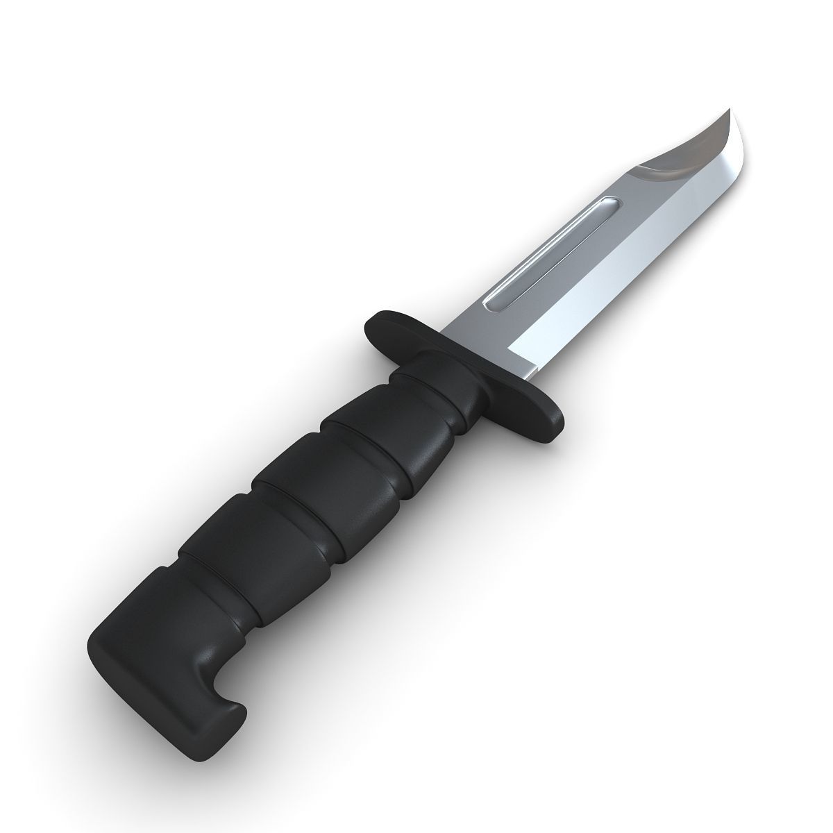 Ka-Bar Knife 3D model_1