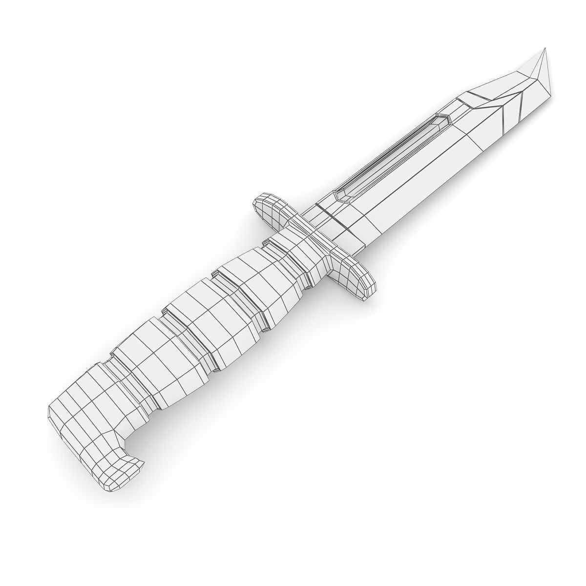 Ka-Bar Knife 3D model_3