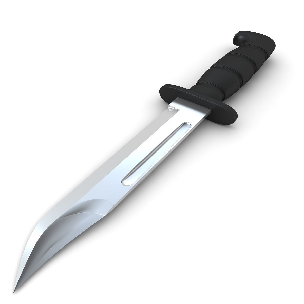 Ka-Bar Knife 3D model_2