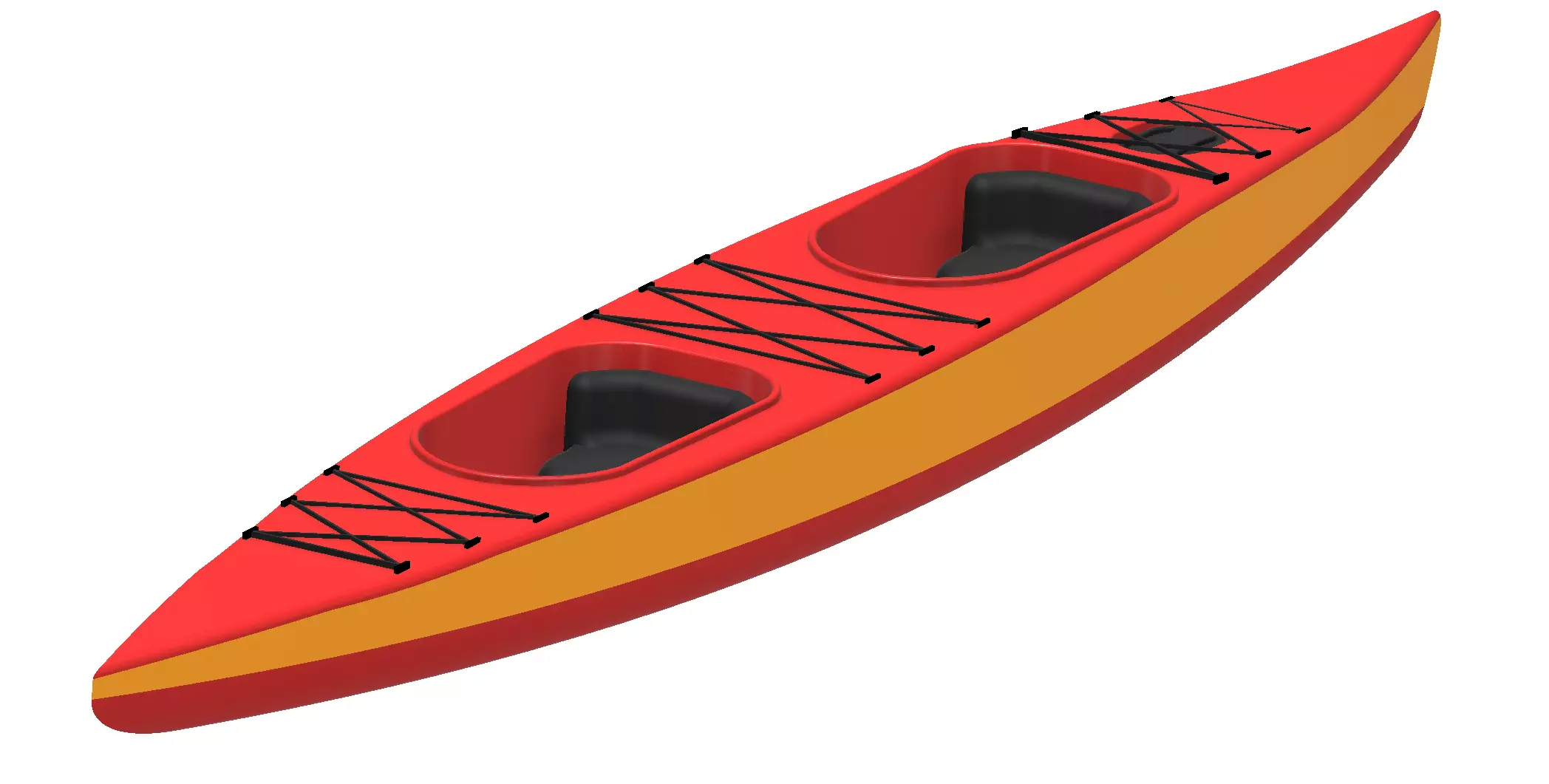 Kayak 3D print model_0