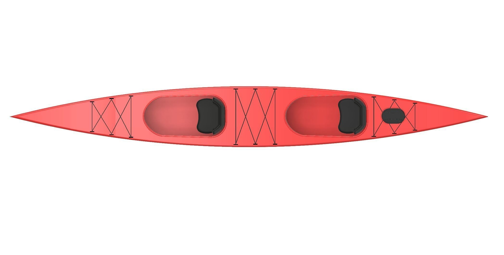 Kayak 3D print model_2