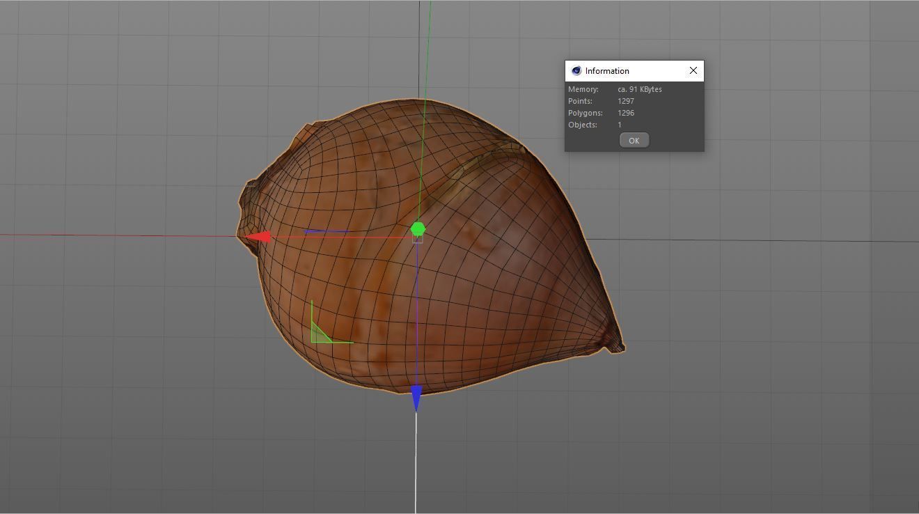 ONION - realistic Low-poly 3D model_3