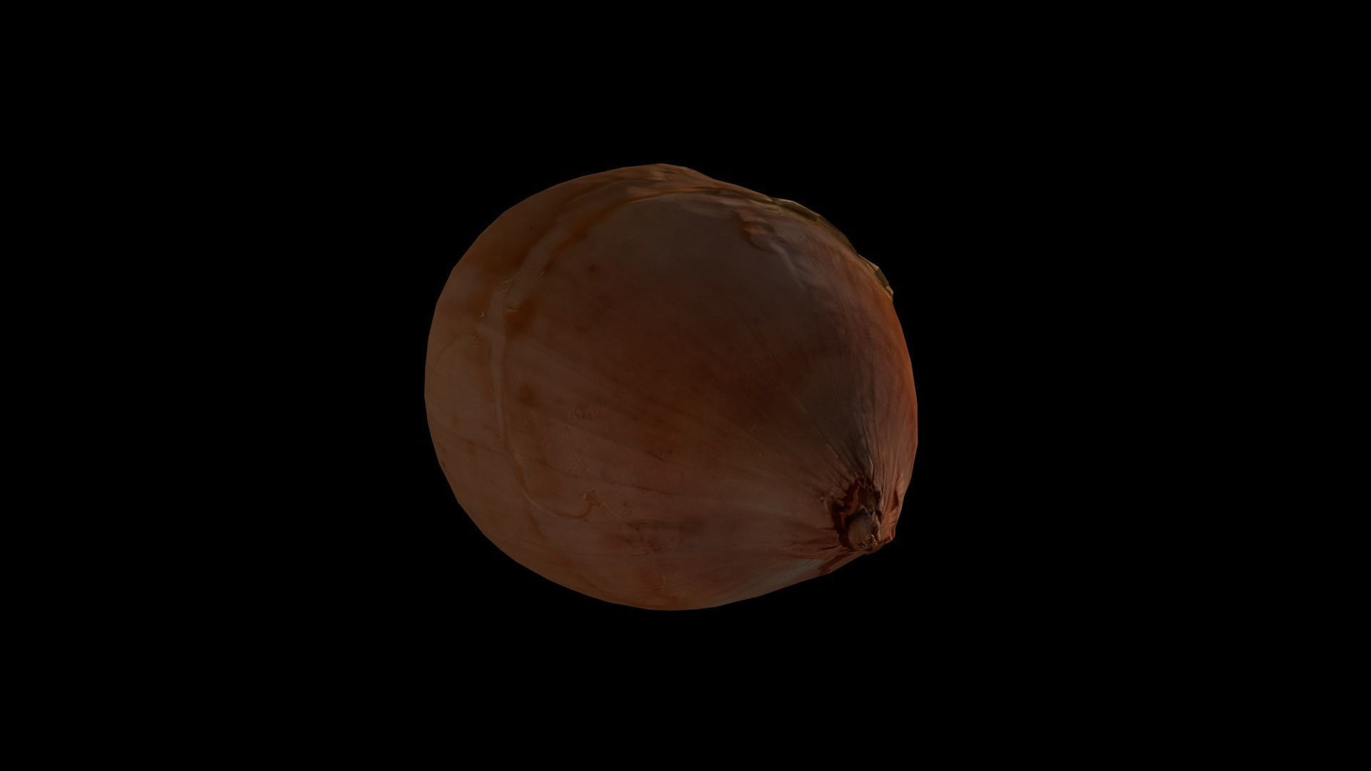 ONION - realistic Low-poly 3D model_5