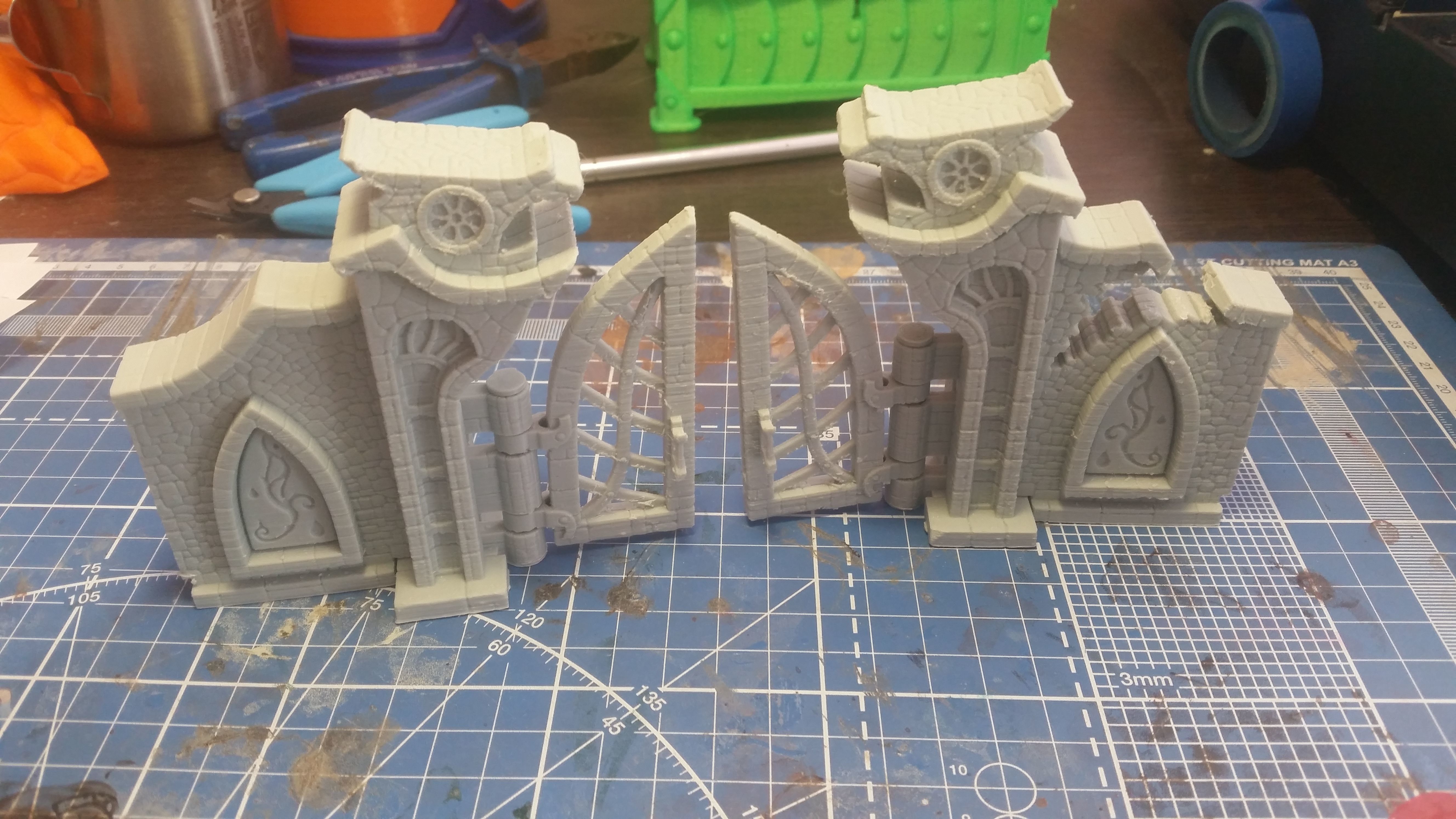 Fantasy wall 1 3d print 3D model 3D printable | CGTrader