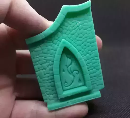 Fantasy wall 1 3d print