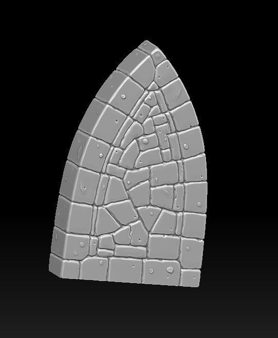 Fantasy wall 1 3d print 3D print model_15
