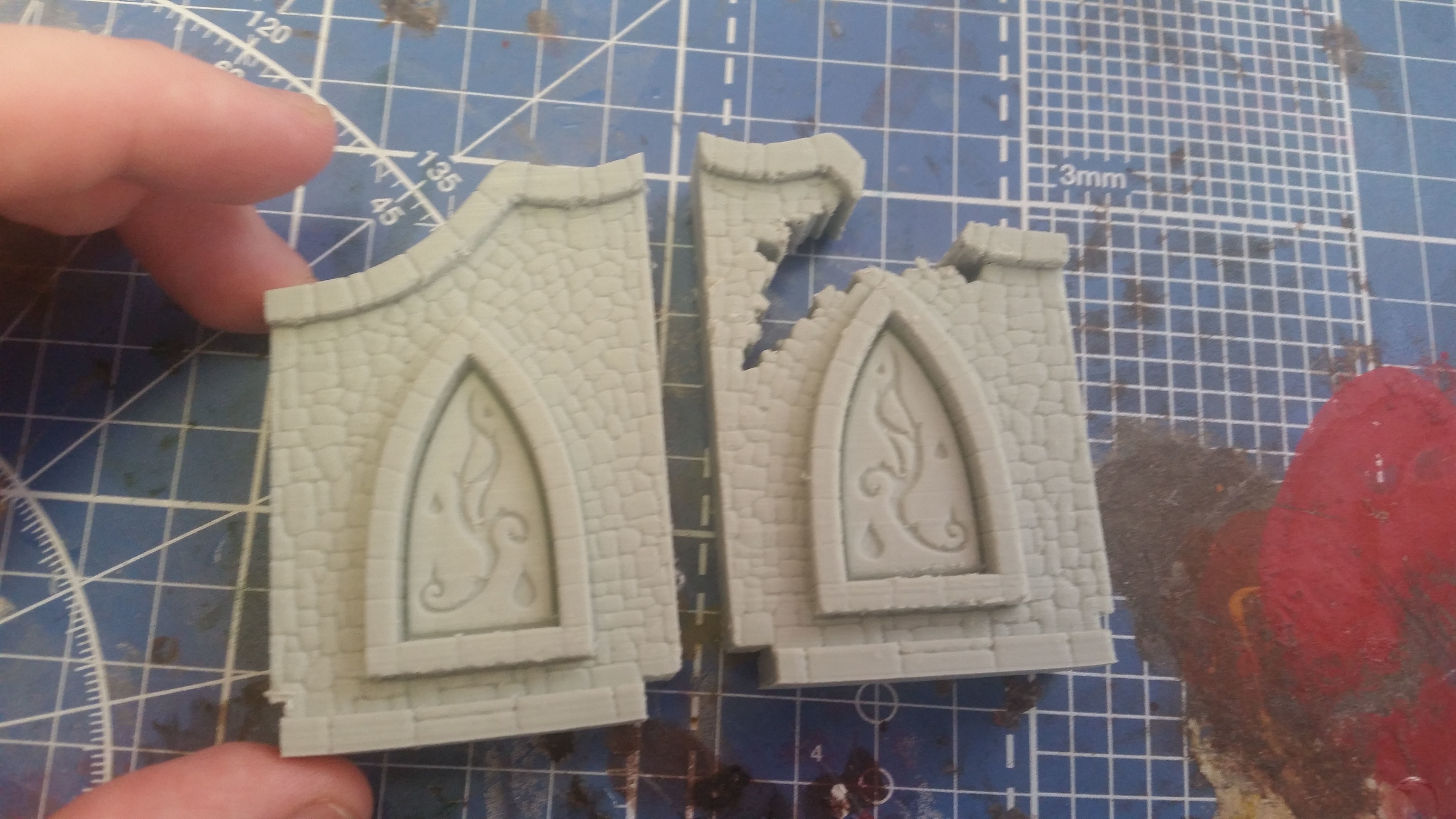 Fantasy wall 1 3d print 3D print model_2