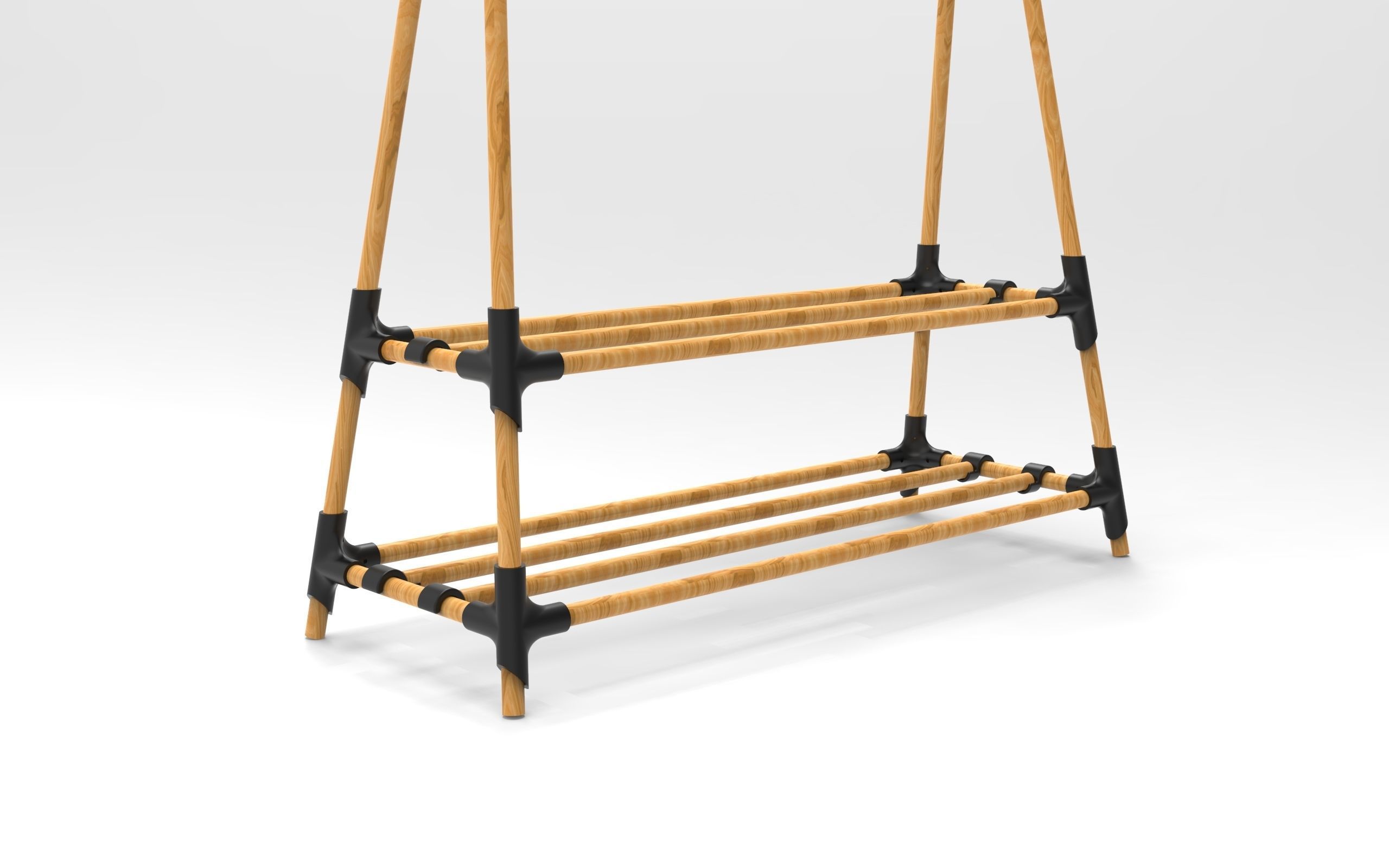 CLOTH RACK - 3D PRINTED 3D print model_3