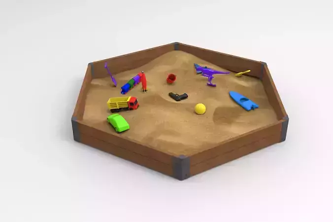 Sandbox 3D Model 