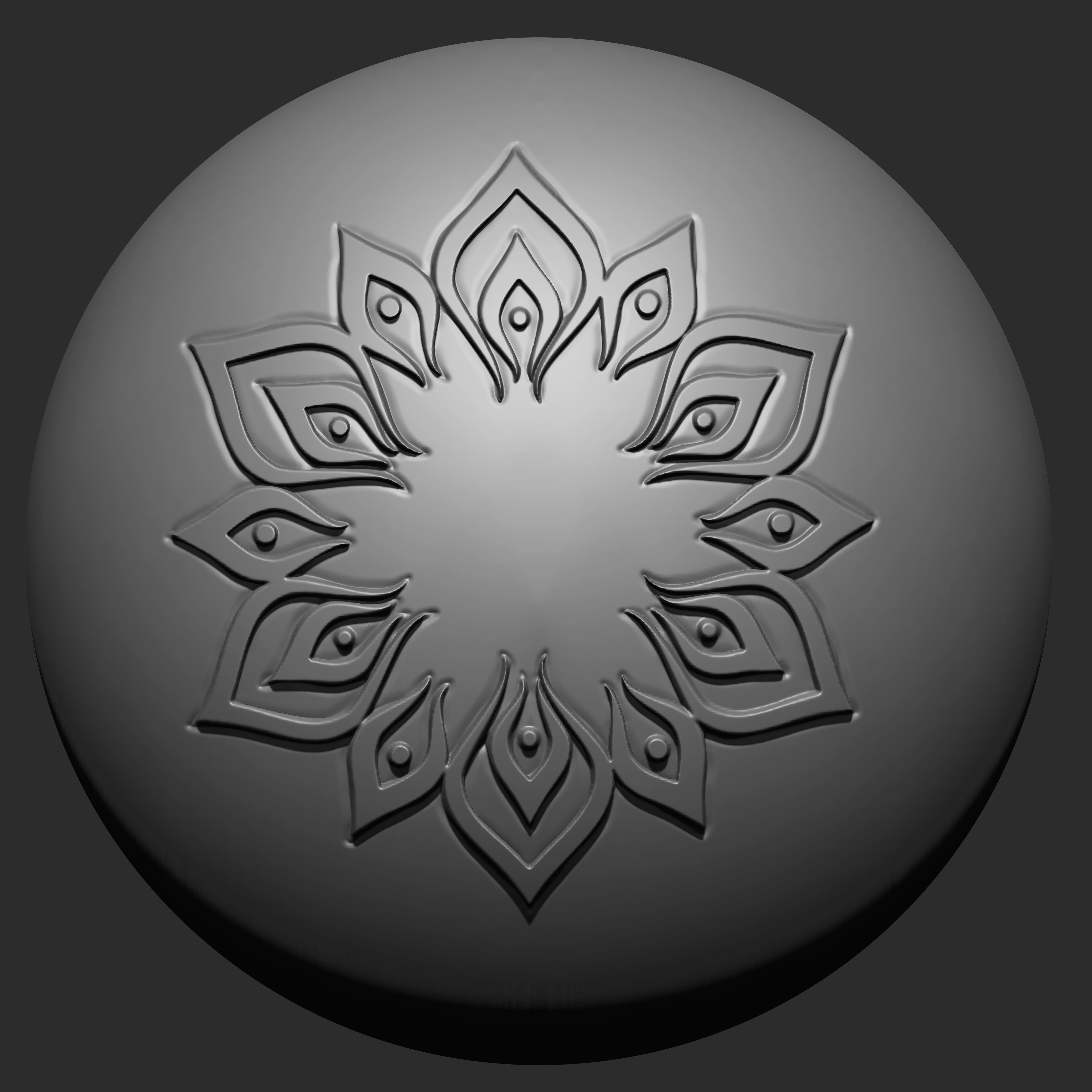 Ornament VDM Brush Pack Vol4 30 in One 3D model_22
