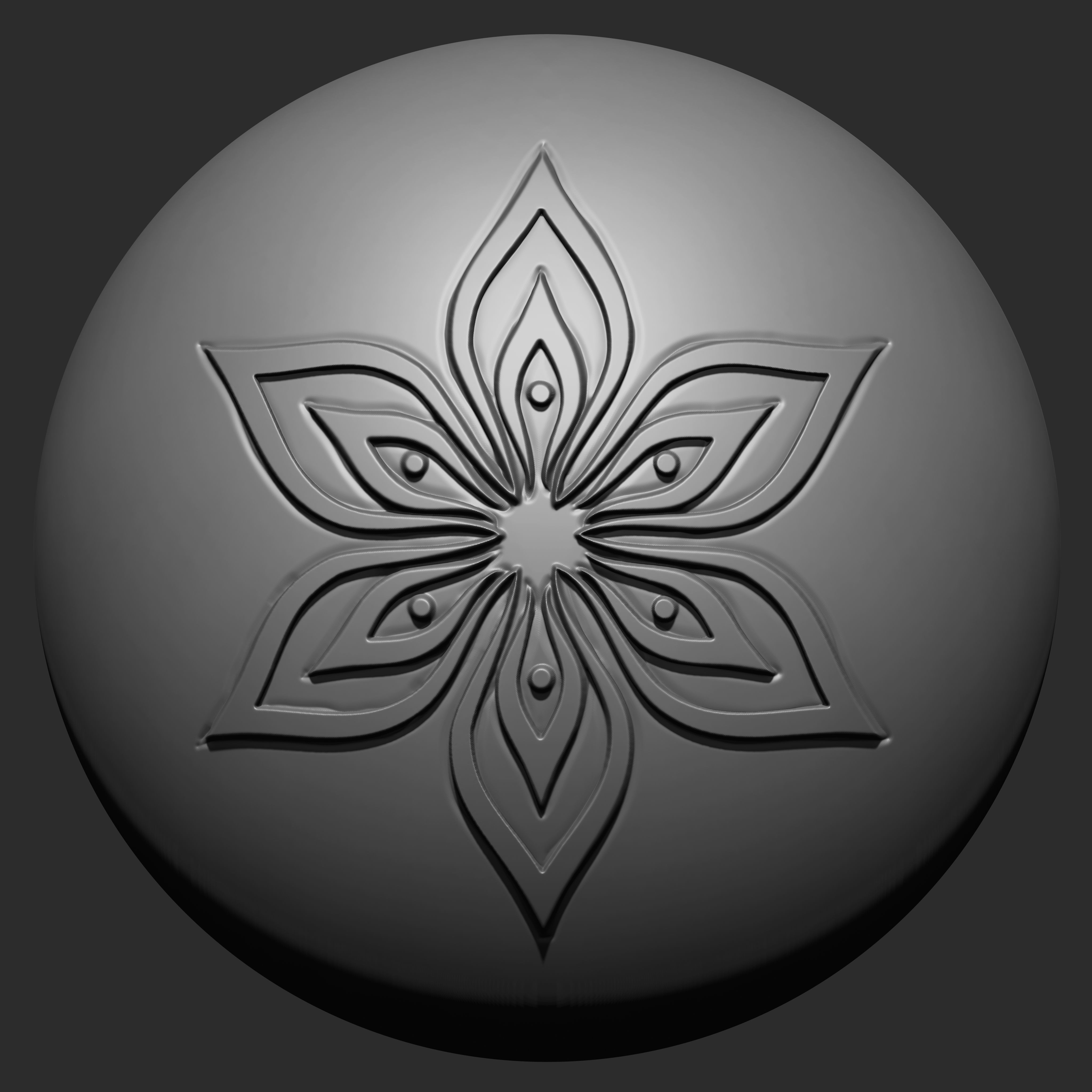 Ornament VDM Brush Pack Vol4 30 in One 3D model_23
