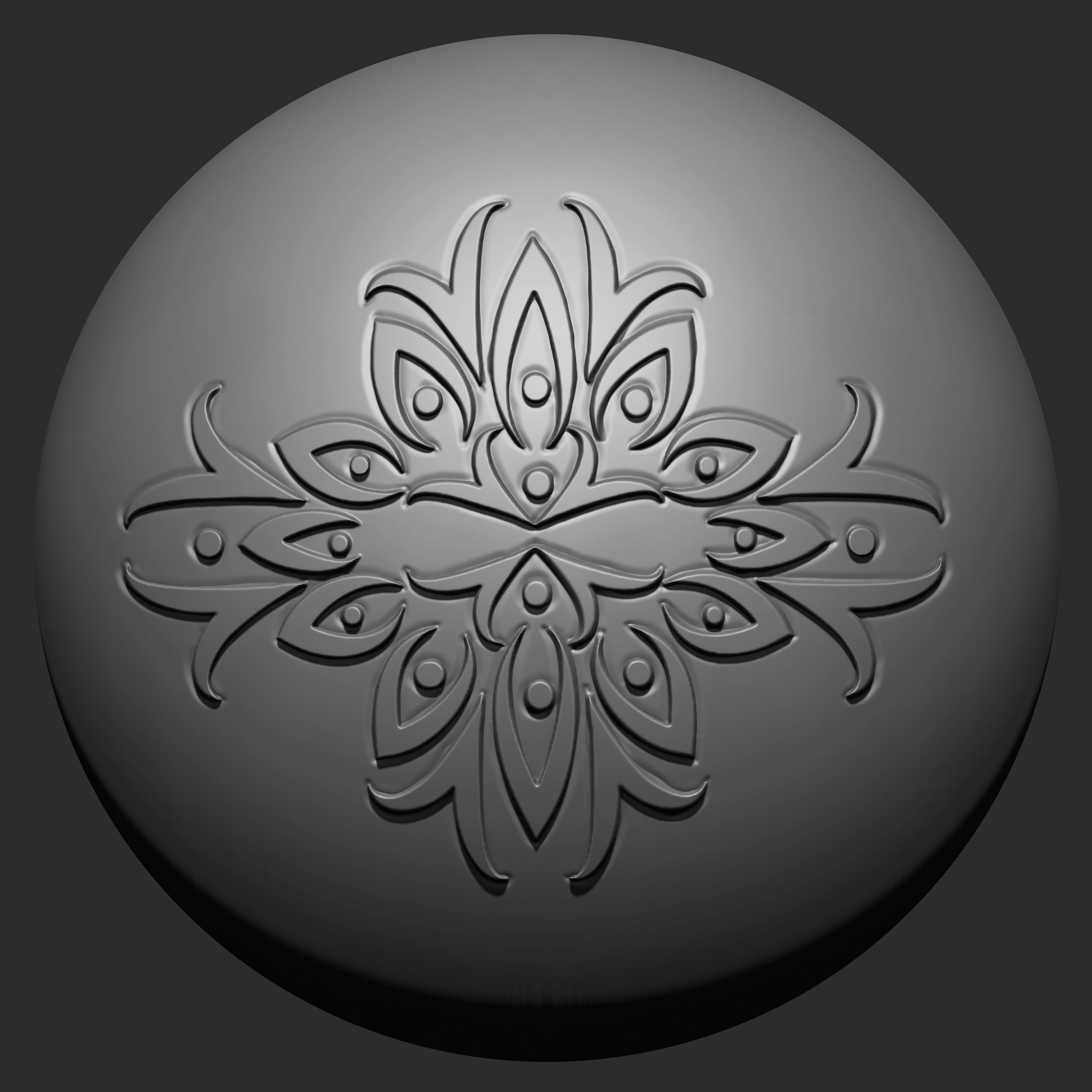 Ornament VDM Brush Pack Vol4 30 in One 3D model_21