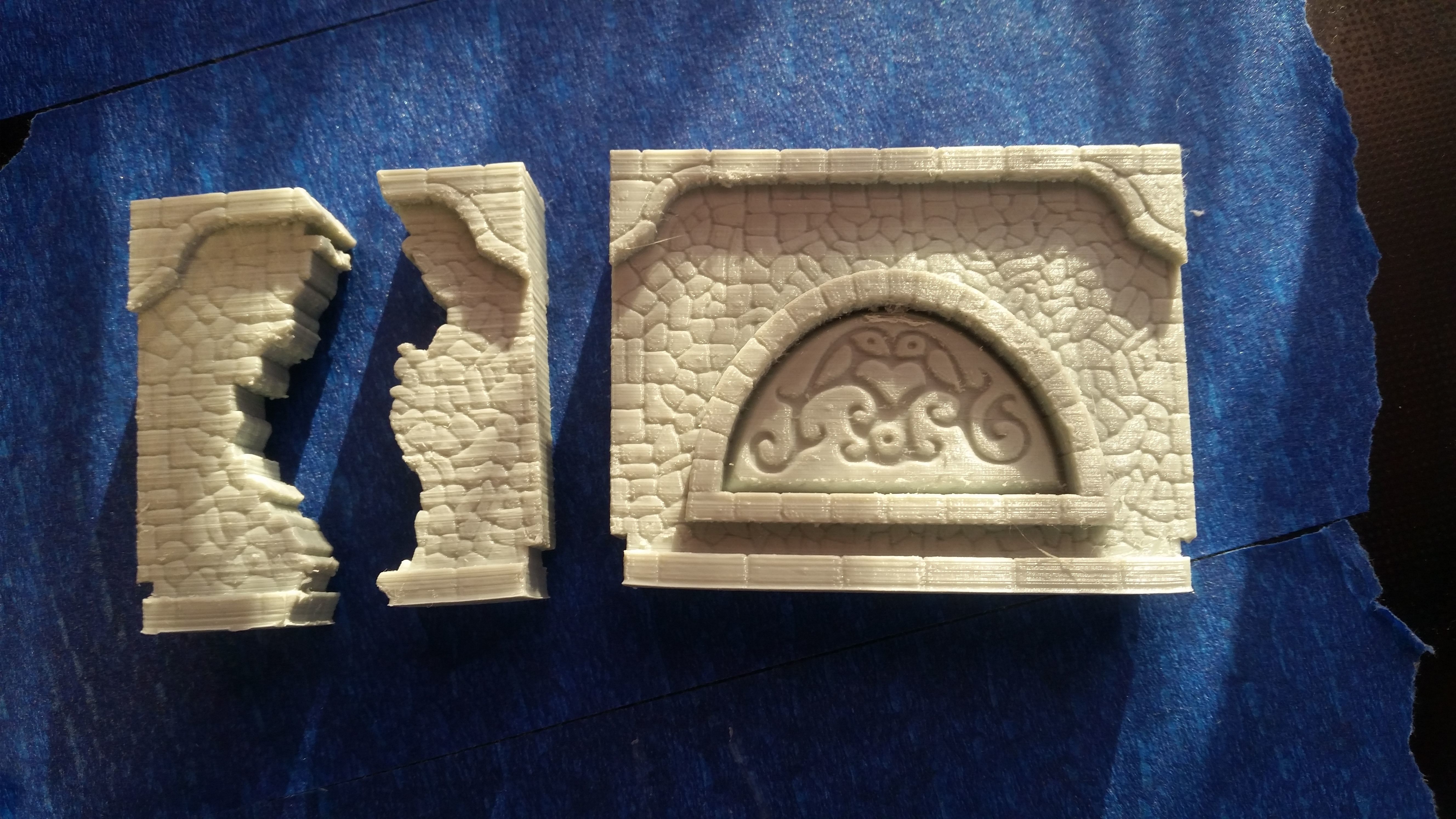 Fantasy wall 2 3d print 3D print model_2