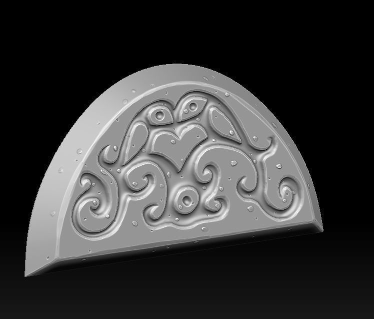Fantasy wall 2 3d print 3D print model_15