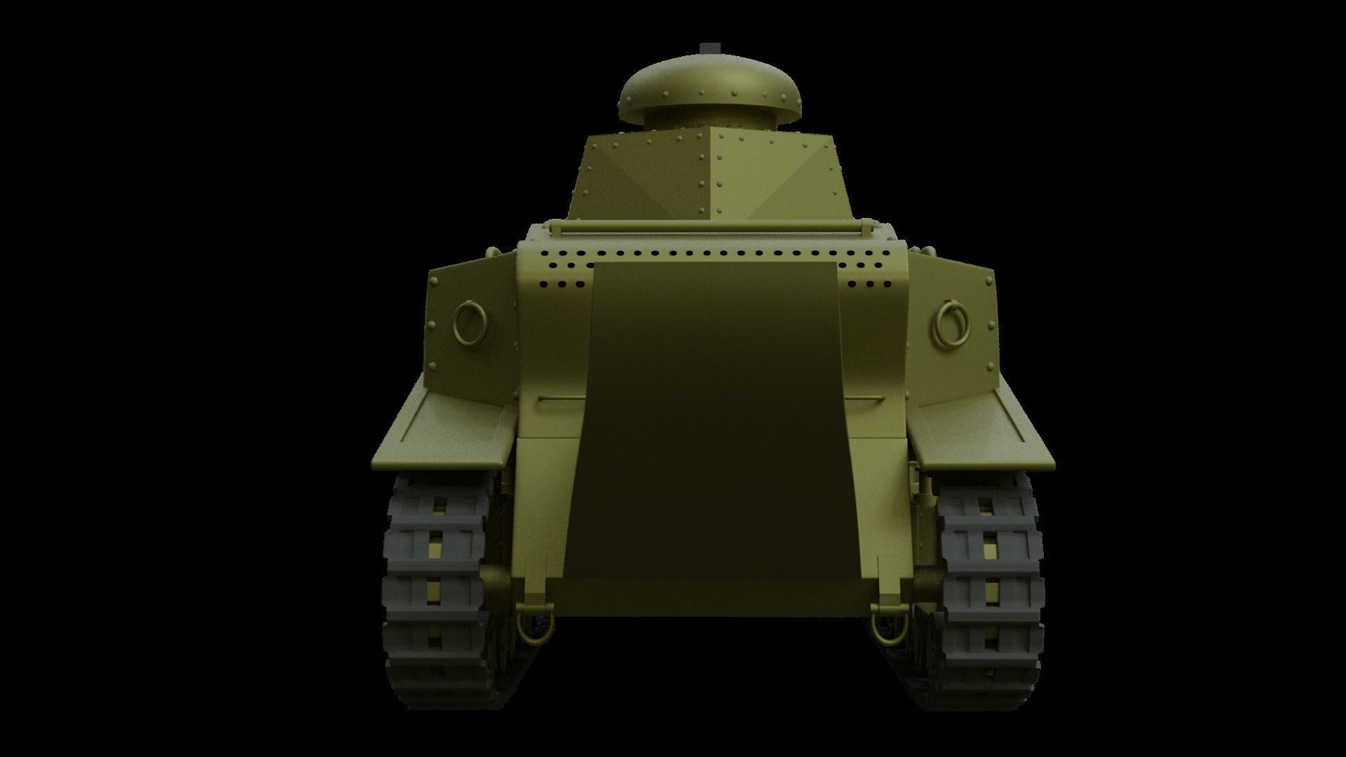 Tank t-18 Free 3D model_5