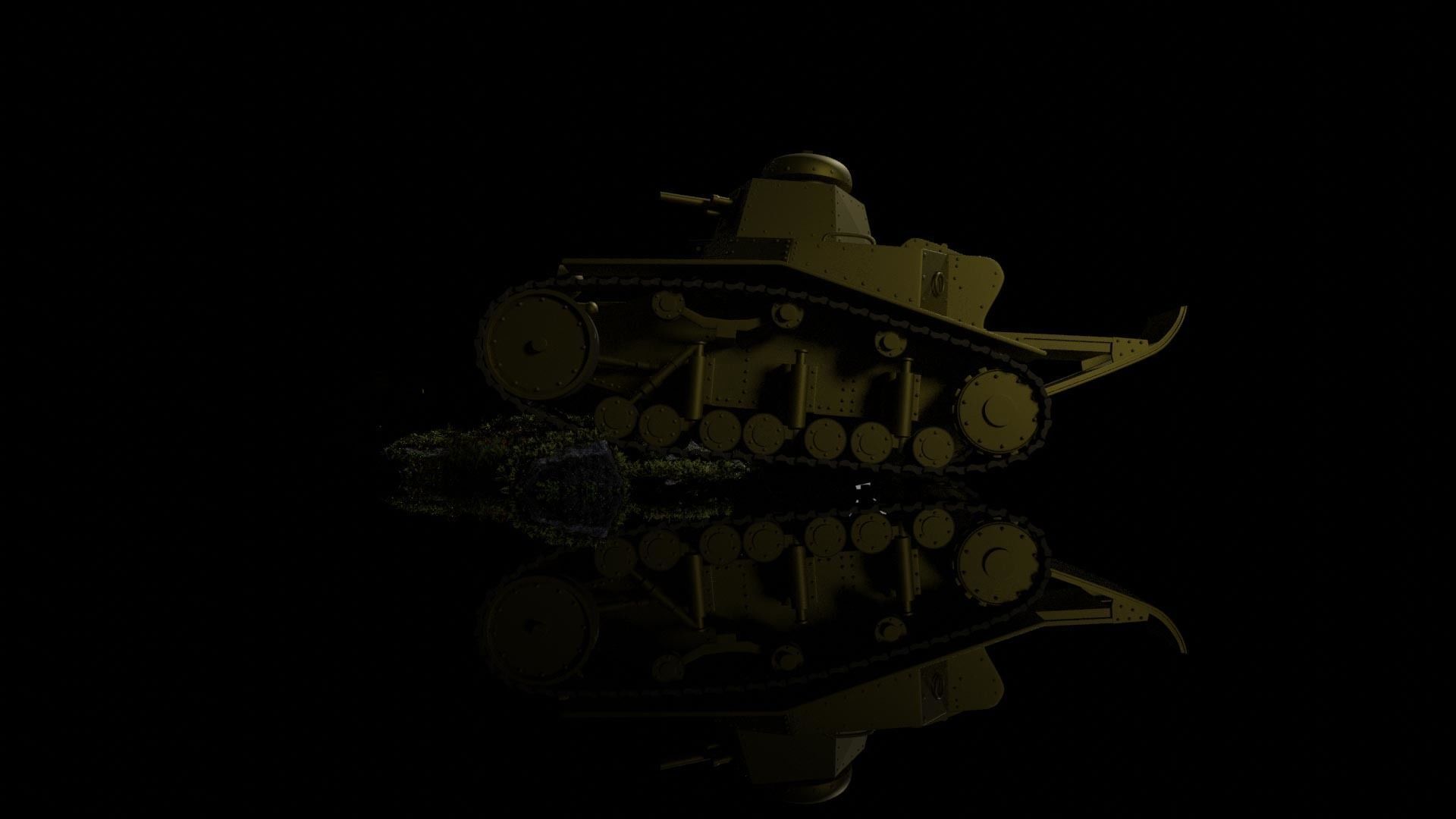 Tank t-18 Free 3D model_8