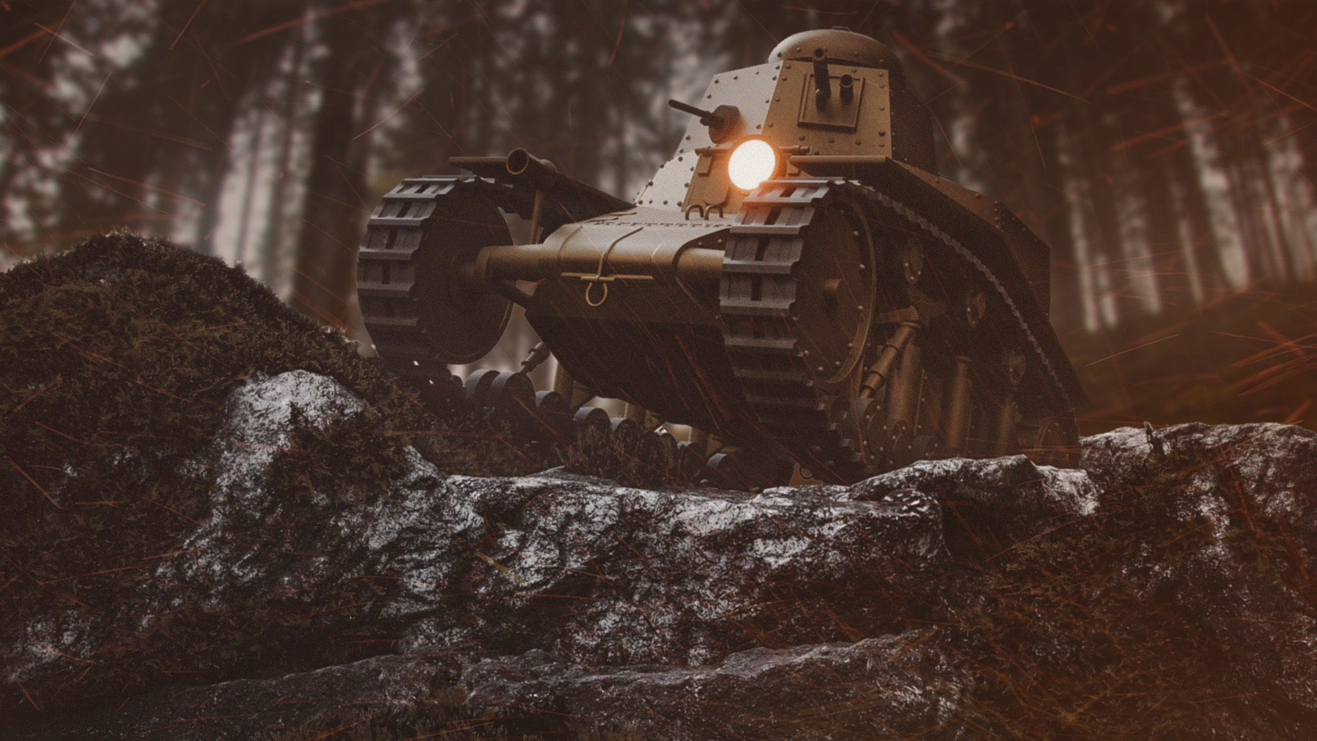 Tank t-18 Free 3D model_13