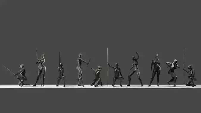  Amazons soft clay  material pack 1 