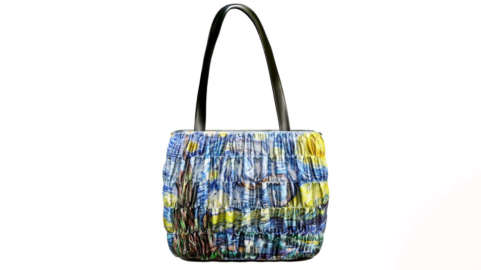 Elegant Woman Handbag Low-poly 3D model_2