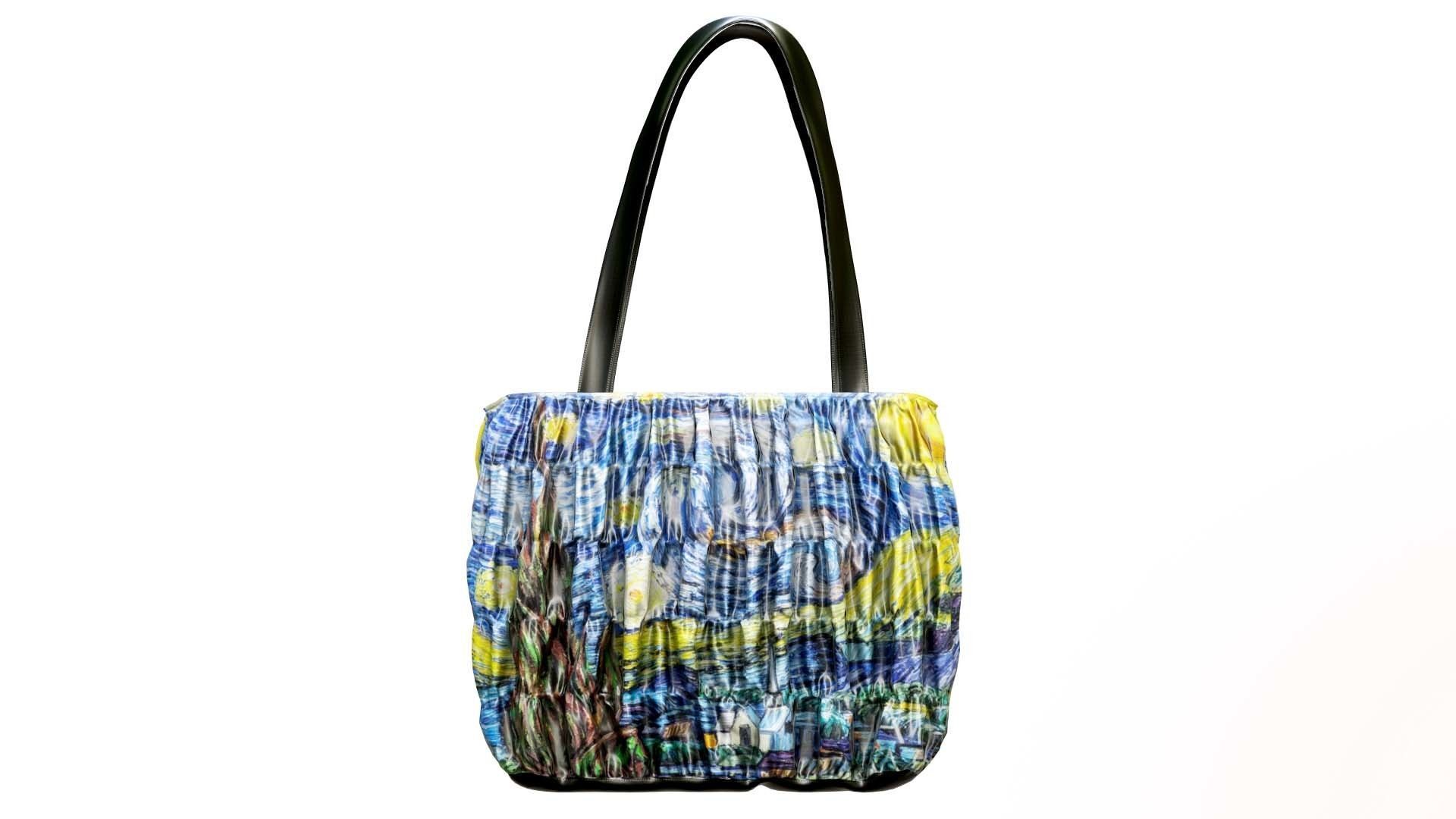 Elegant Woman Handbag Low-poly 3D model_5