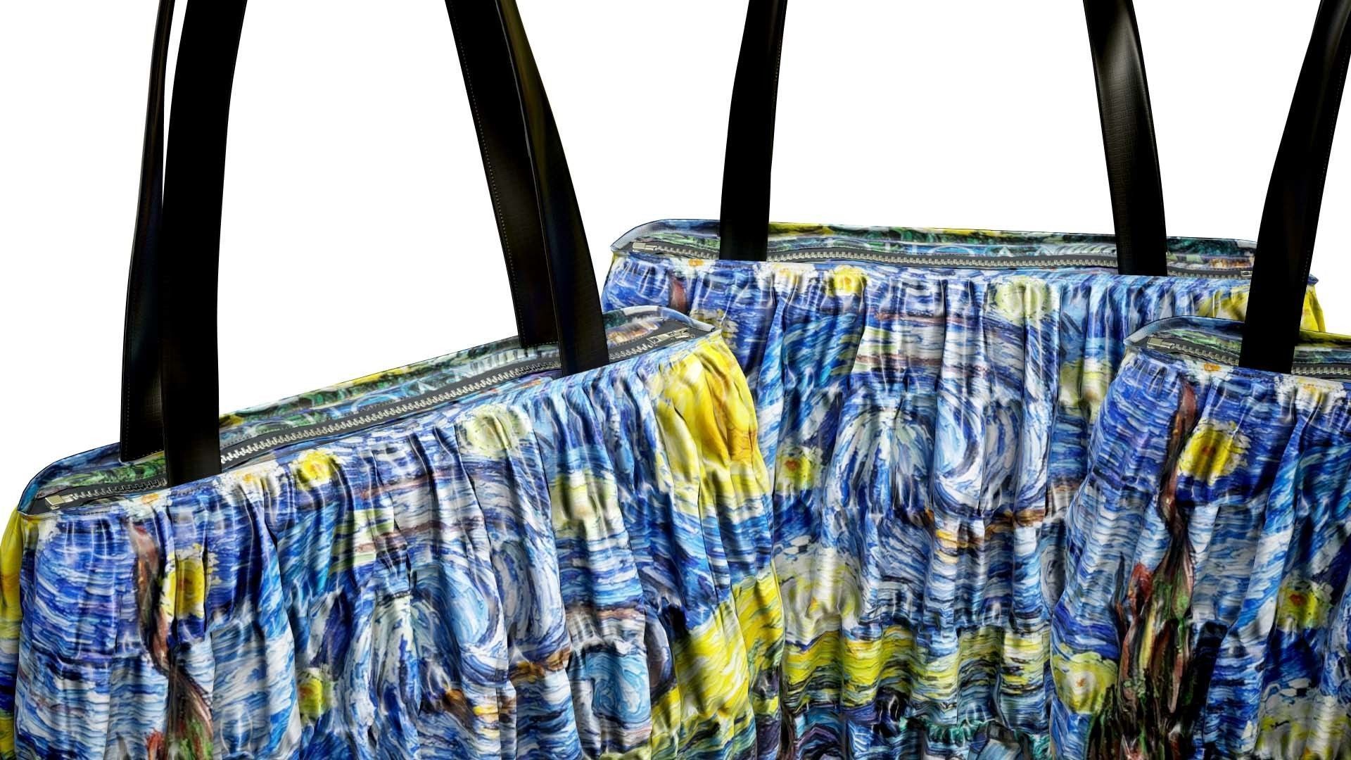 Elegant Woman Handbag Low-poly 3D model_8