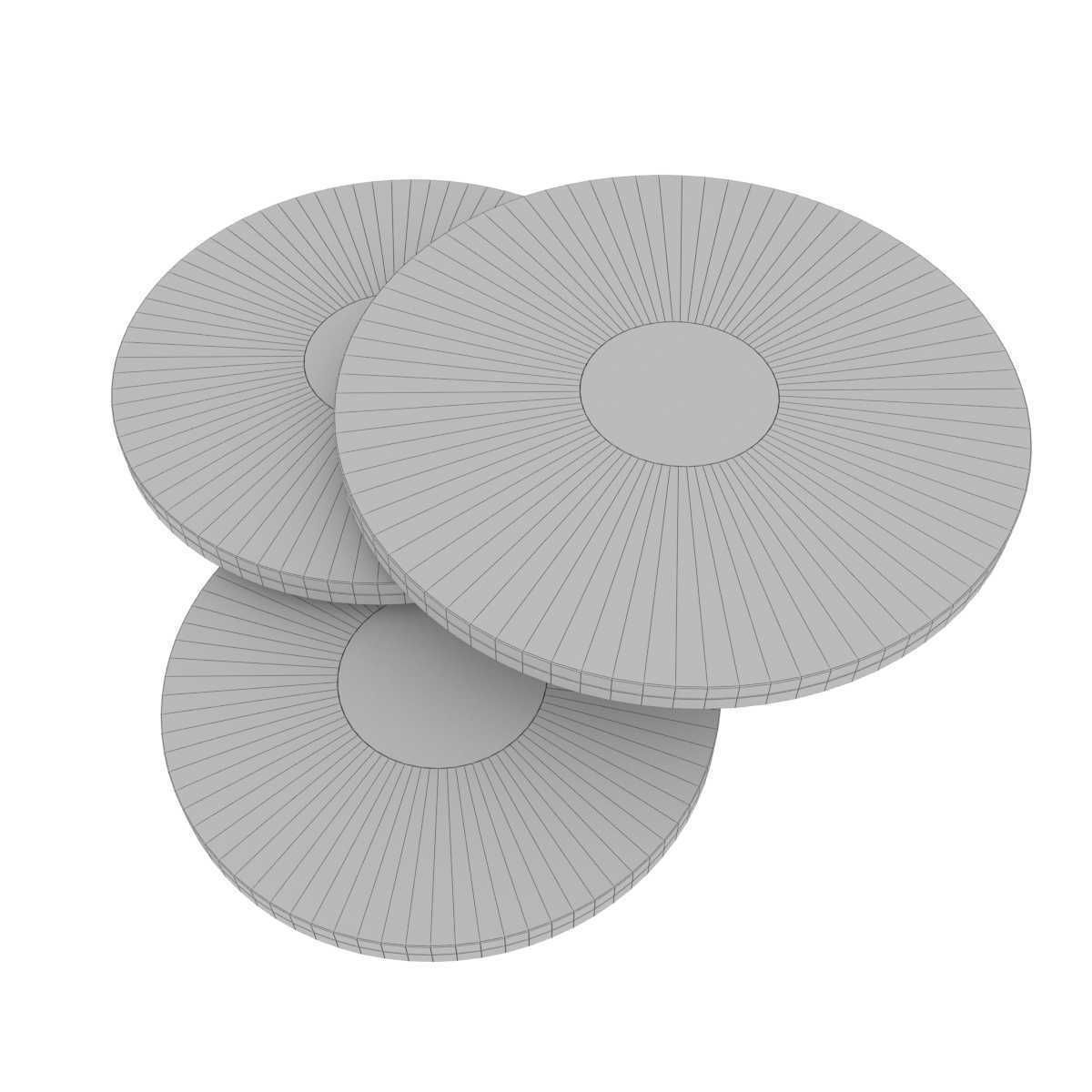 Round alem luxury handmade coffee table deniz tunc design 3D model_8