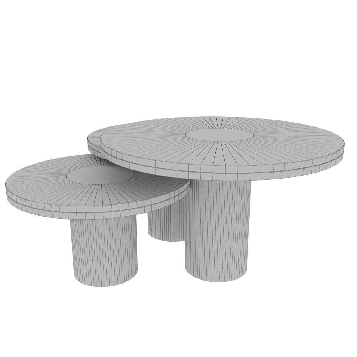 Round alem luxury handmade coffee table deniz tunc design 3D model_7
