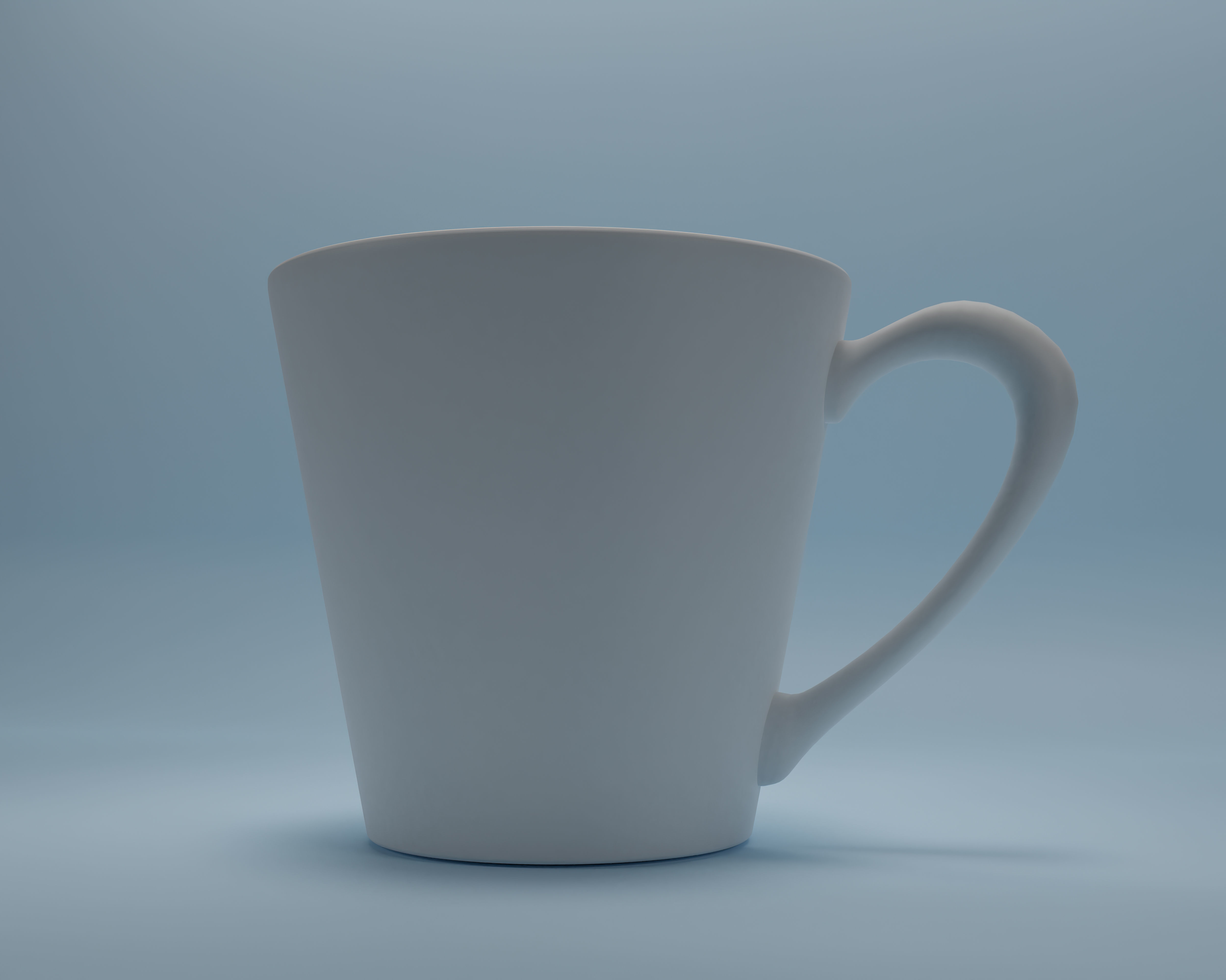 3d high poly cup model made in blender 3D model_1