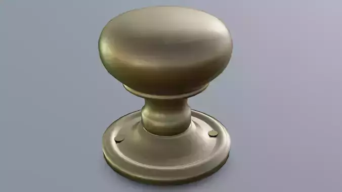 Door knob Low-poly 3D model Door knob Low-poly 3D model