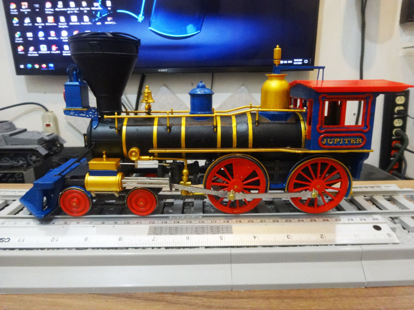 Jupiter Steam Locomotive 3D Print Model Kit Multi STL file 3D print model_18