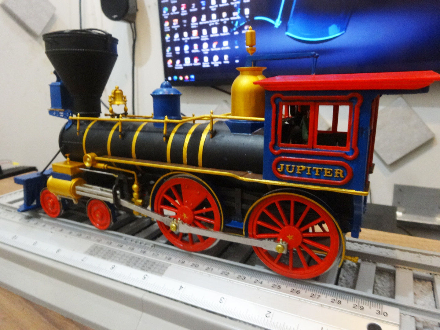 Jupiter Steam Locomotive 3D Print Model Kit Multi STL file 3D print model_17