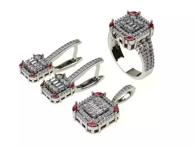 Engagement Jewelry Set