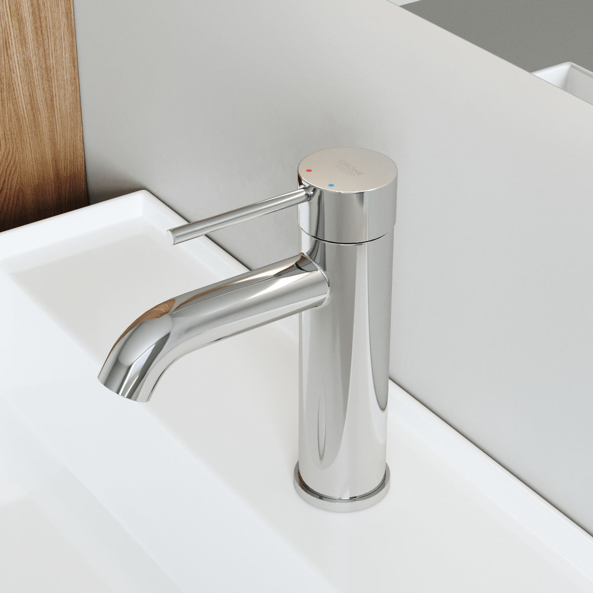 Bathroom furniture Set 01 3D model_4