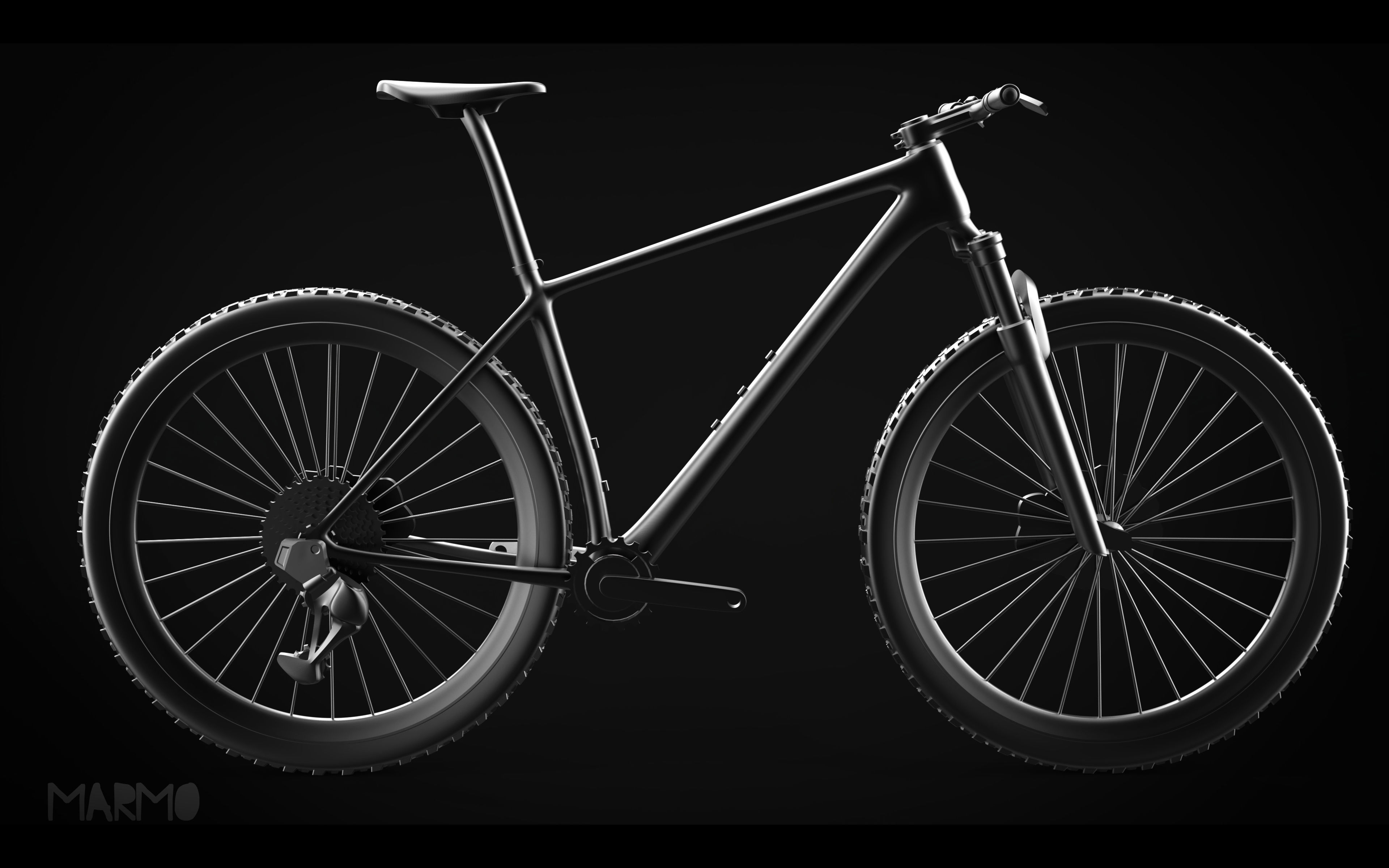 STL - BIKE SPECIALIZED EPIC HARDTAIL AXS S-WORKS 3D print model_1