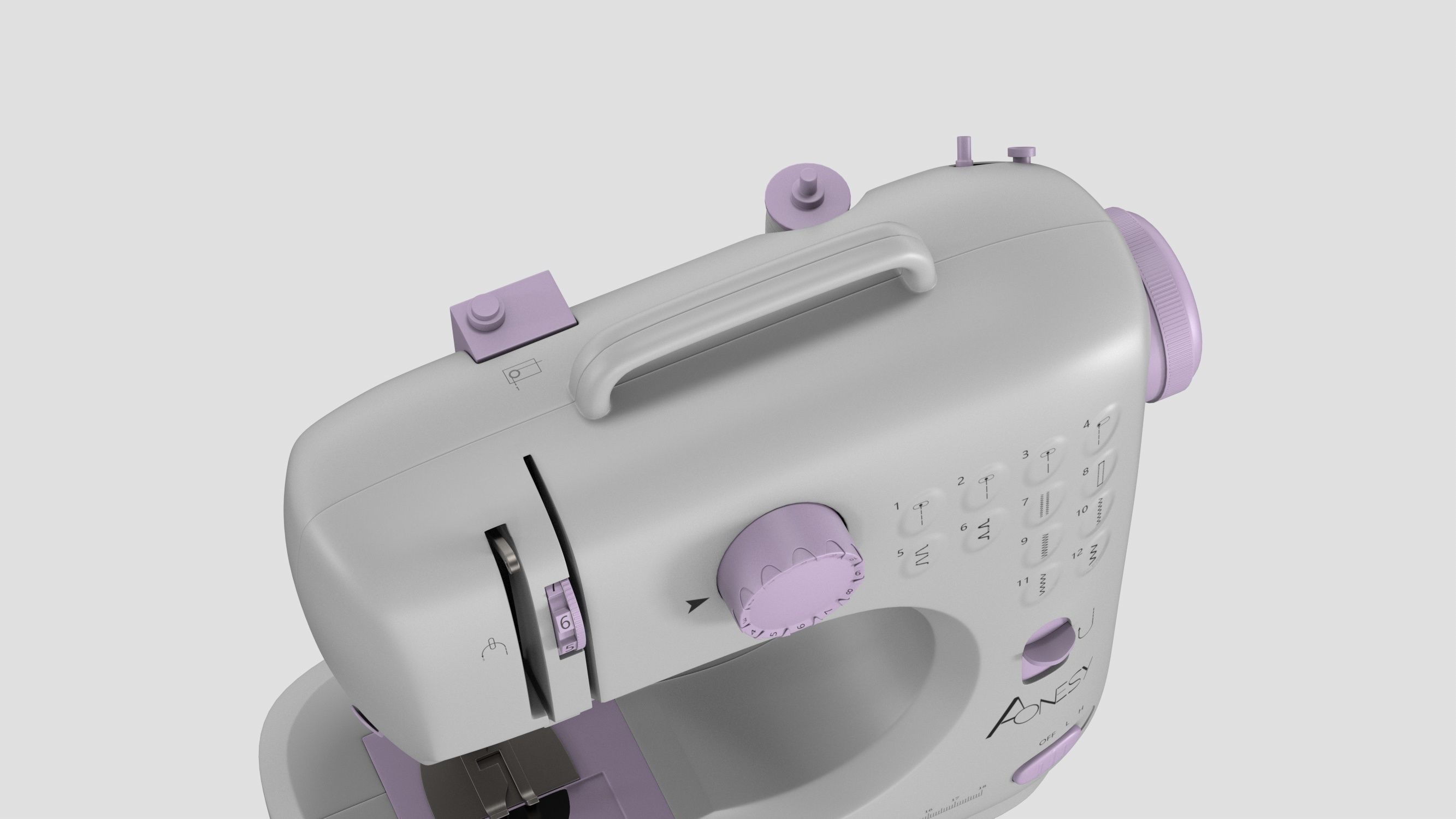 Aonesy Portable Sewing Machine  3D model_10