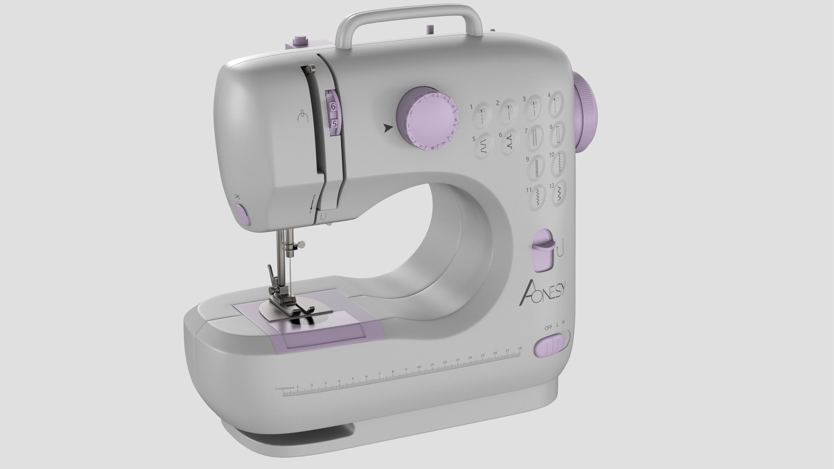 Aonesy Portable Sewing Machine  3D model_3