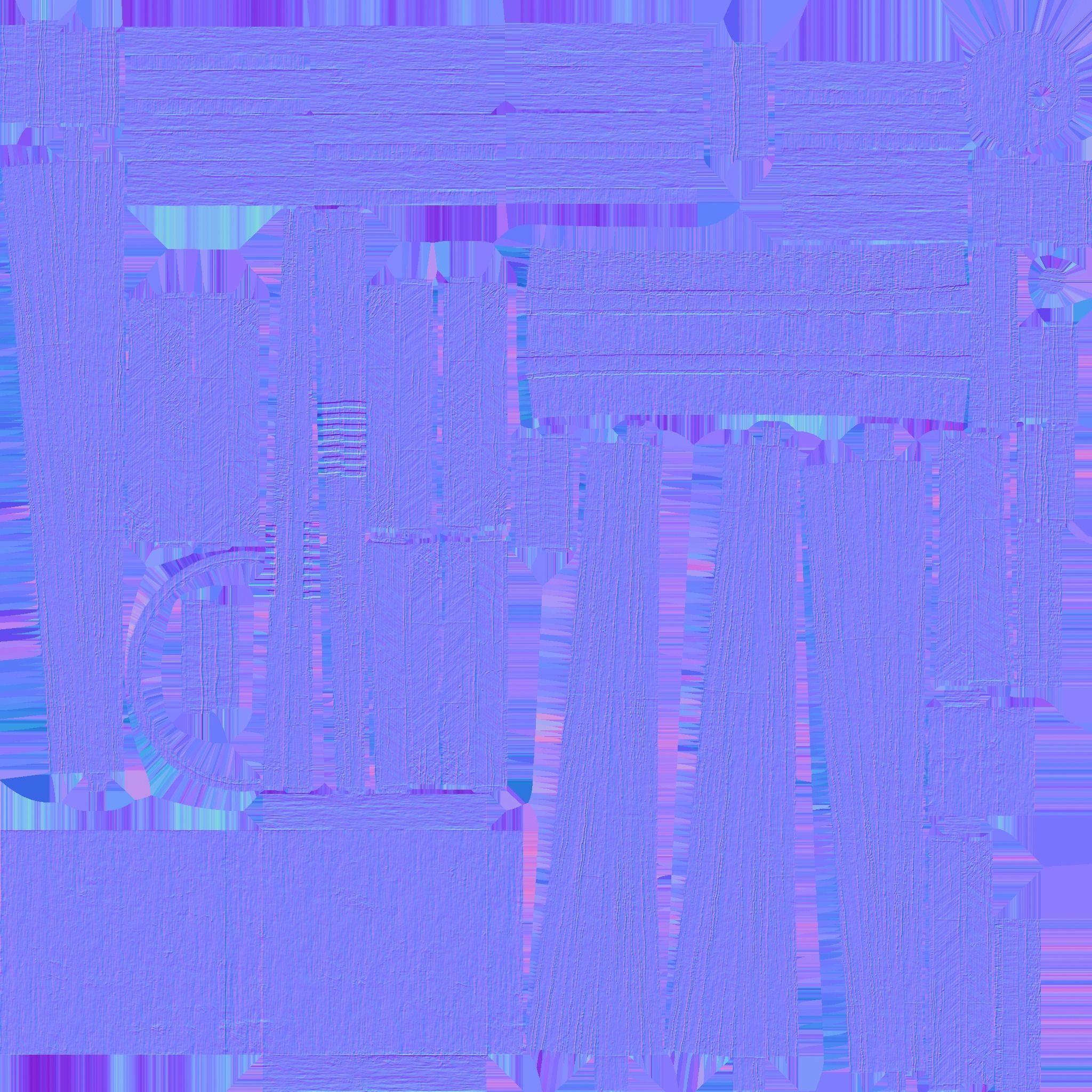 Western Water Tower Wooden - Old West - Backdrop Full Perm Low-poly 3D model_16