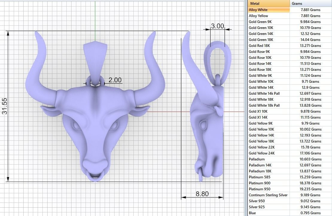 Taurus Bull 3D model_6