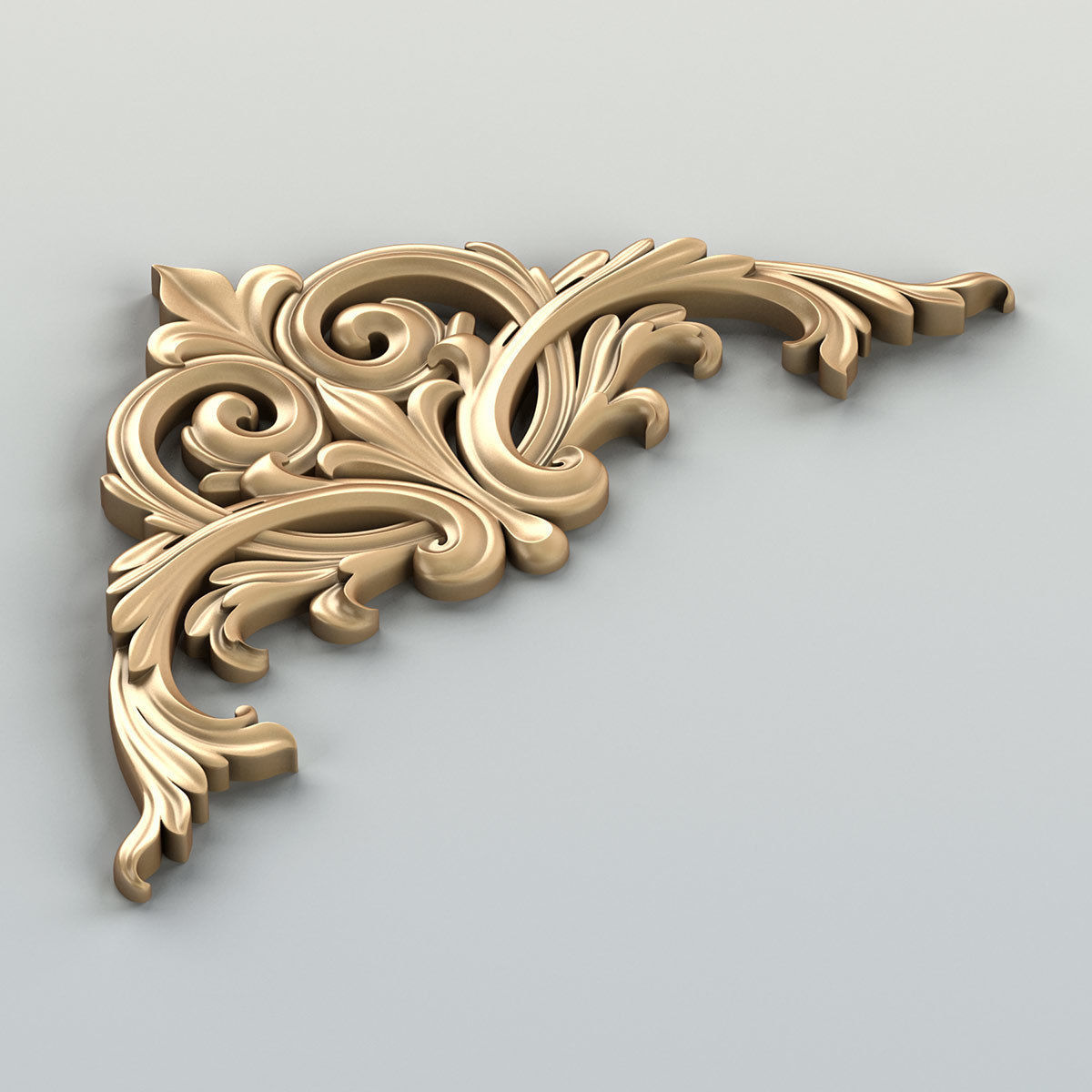 Corner decor 016 3D model_5