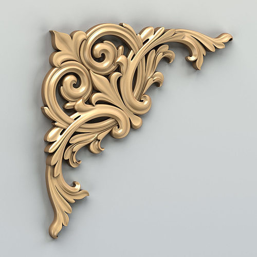 Corner decor 016 3D model