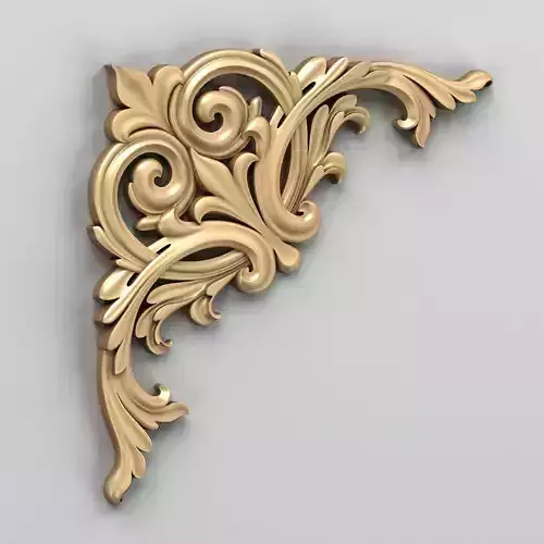 Corner decor 016 3D model
