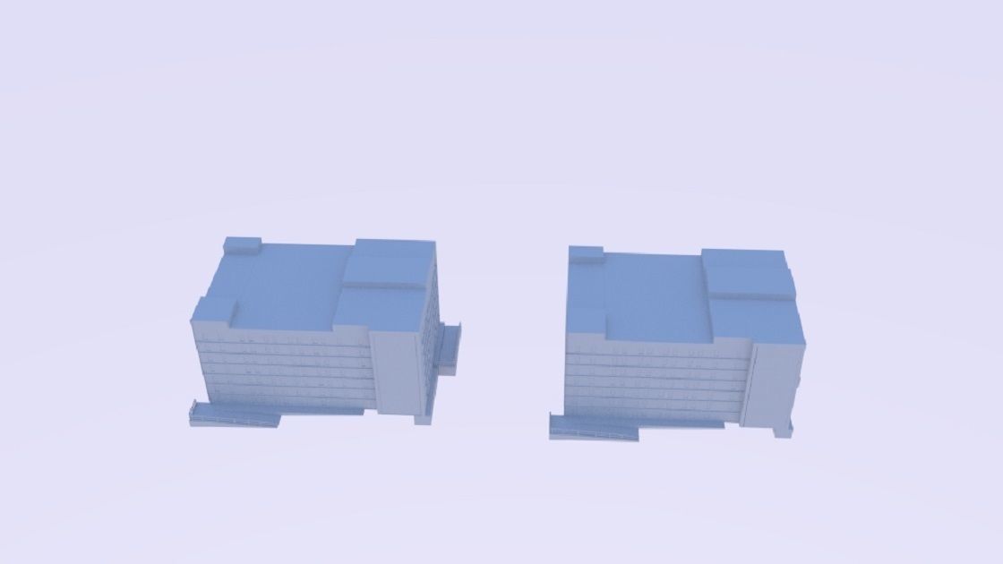  Elevation Asmurton Ave Building 3D model_4