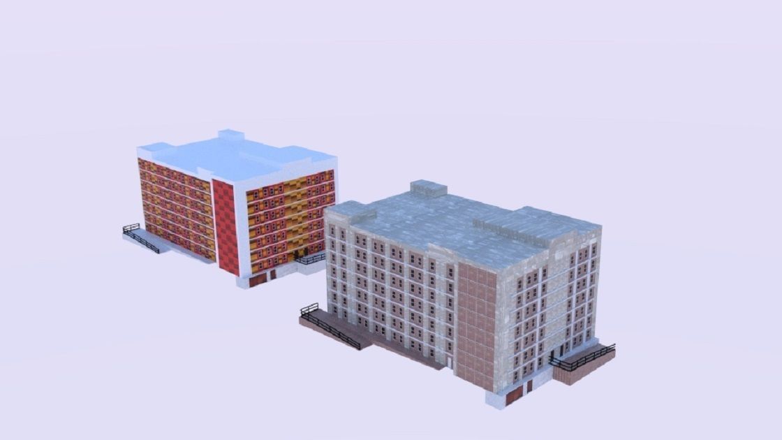  Elevation Asmurton Ave Building 3D model_3