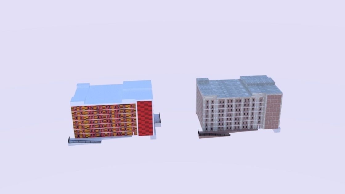  Elevation Asmurton Ave Building 3D model_1