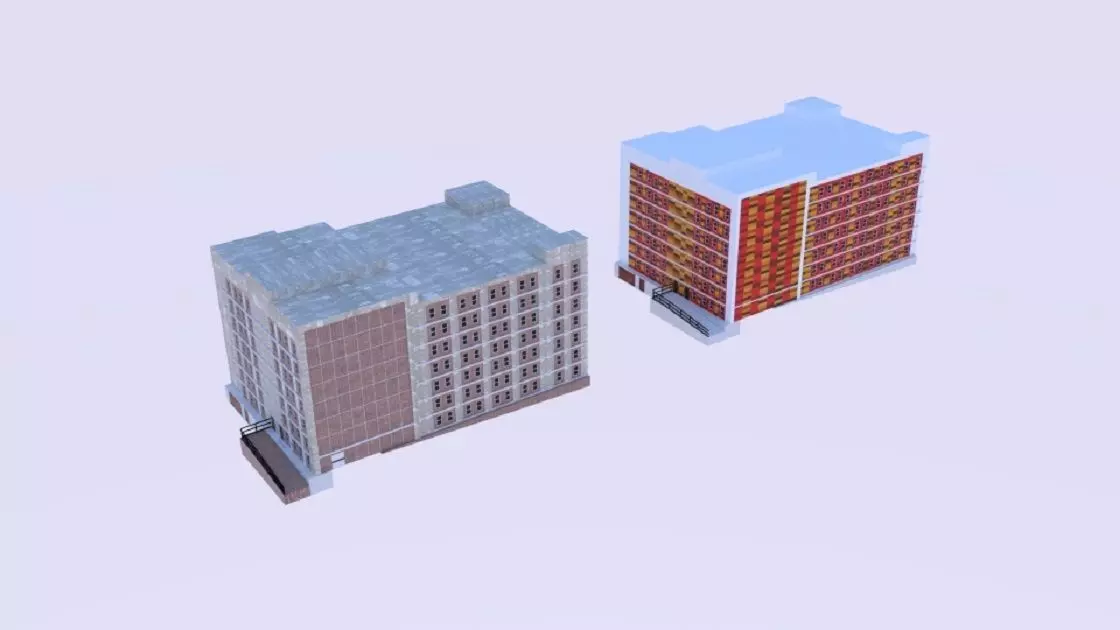  Elevation Asmurton Ave Building 3D model_0