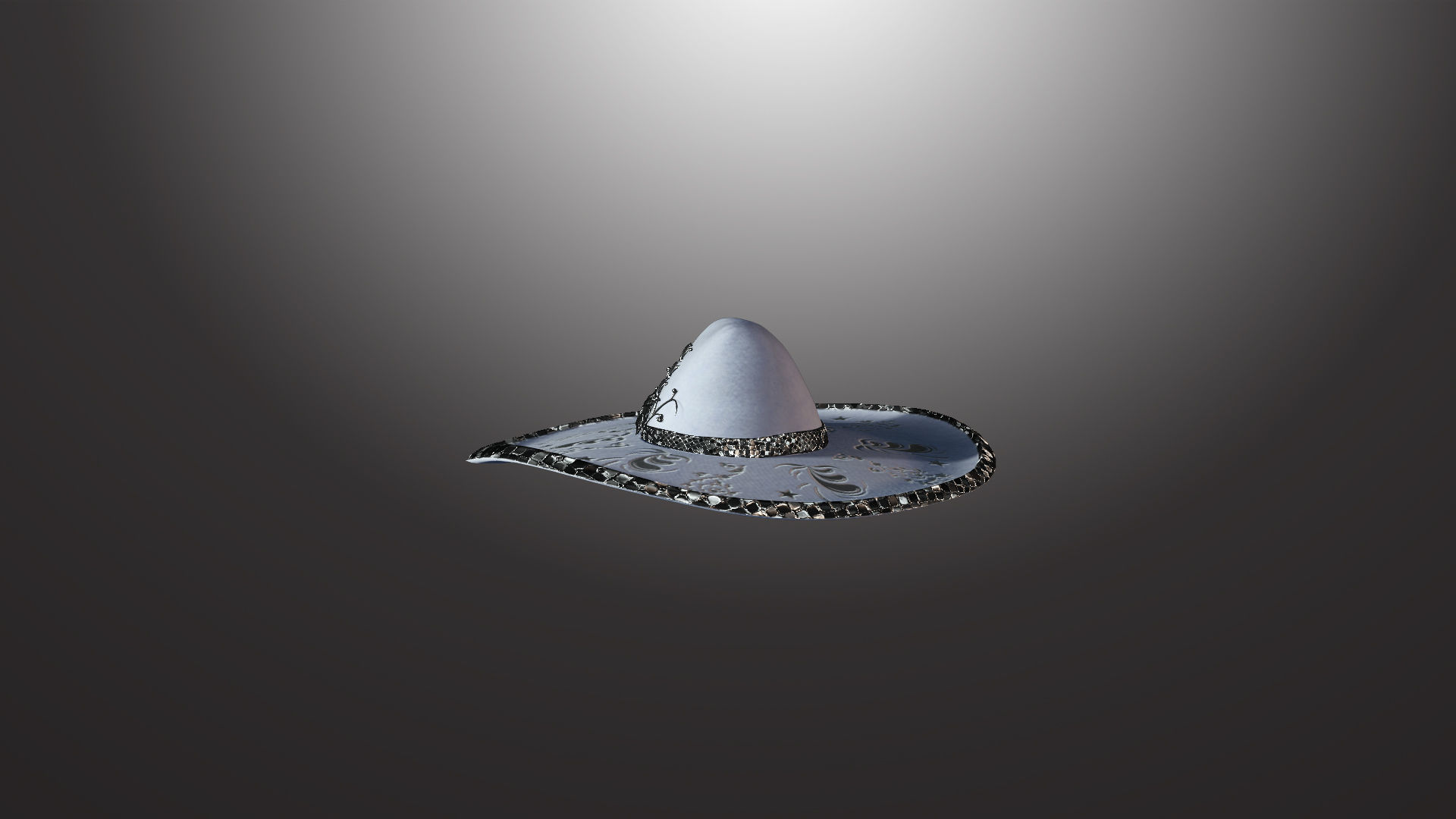 Sombrero-01 nasa spacecraft Low-poly 3D model_4