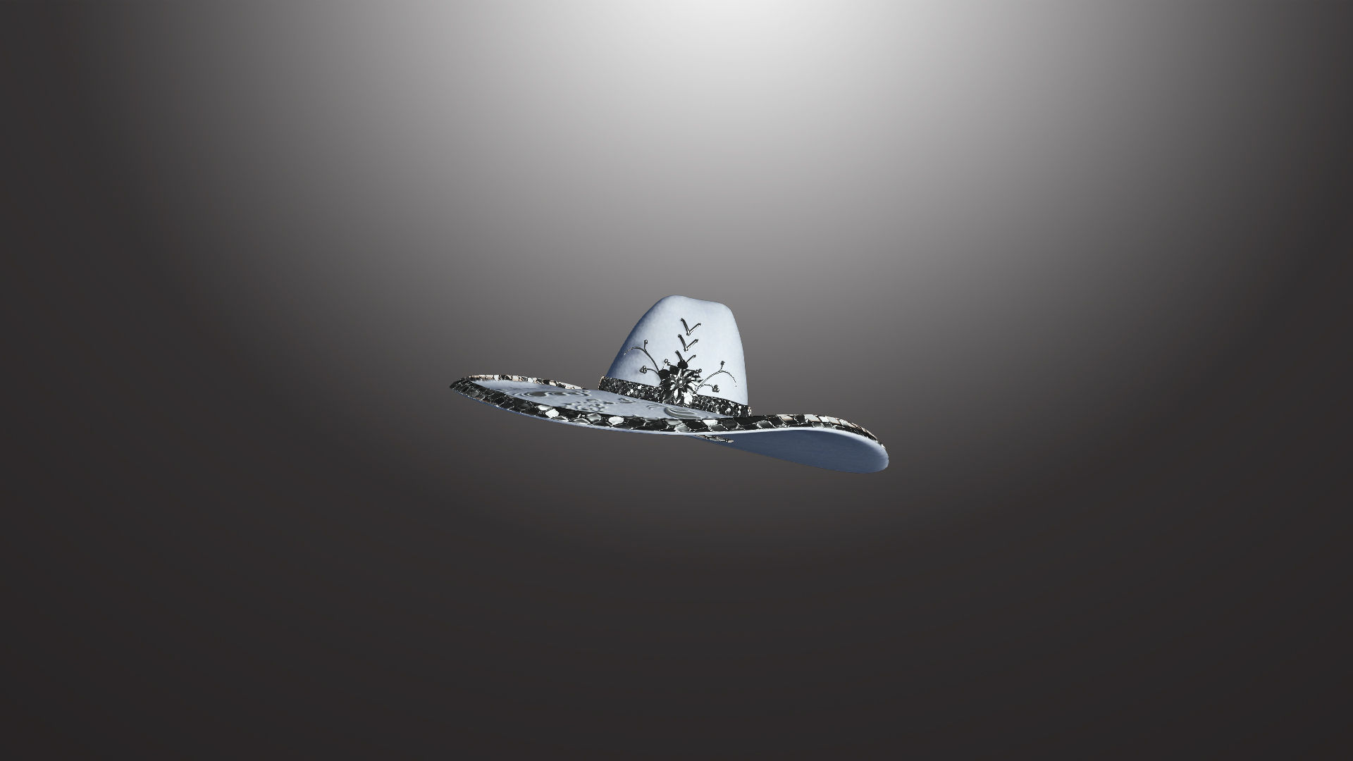 Sombrero-01 nasa spacecraft Low-poly 3D model_1