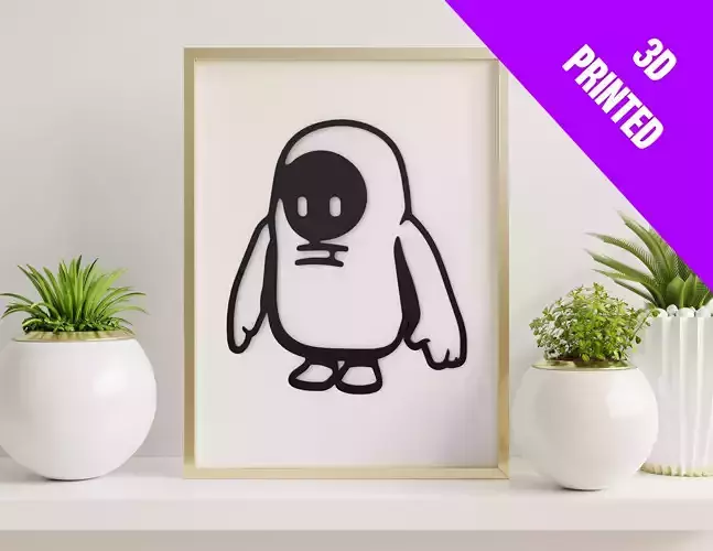 FALL GUYS ULTIMATE KNOCKOUT WALL DECORATION - 3D PRINTED 3D print model