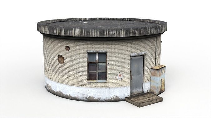 Sewerage Pumping Free low-poly 3D model